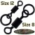 GARDNER - Covert Flexi Ring Swivels Size 8 - krętlik z kółkiem